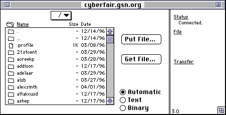 Fetch Image - Logged into the top directory