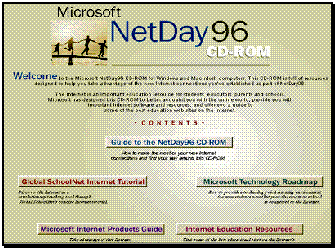 Global SchoolNet produces NetDay 96 Tutorial