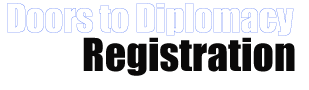 Doors to Diplomacy Project Registration